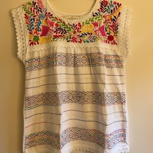 Beautiful Embroidered Mexican Top